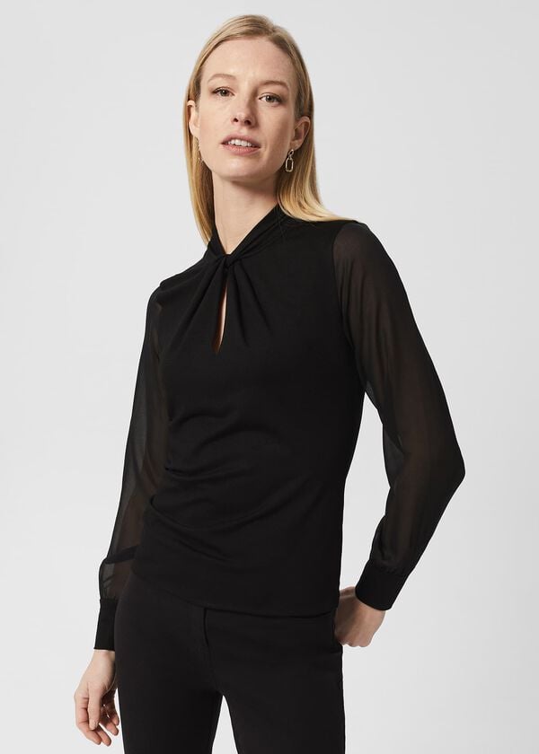 hobbs Ashley Top Black