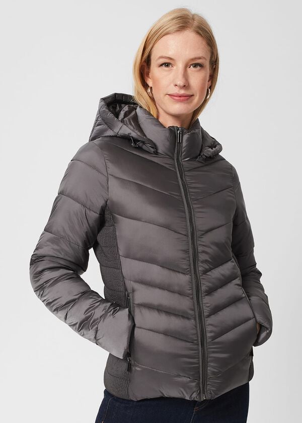Hobbs Ashlyn Puffer Dark Charcoal