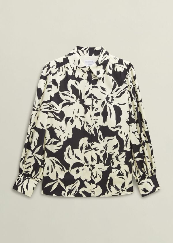 Hobbs Askham Shirt Black Cream