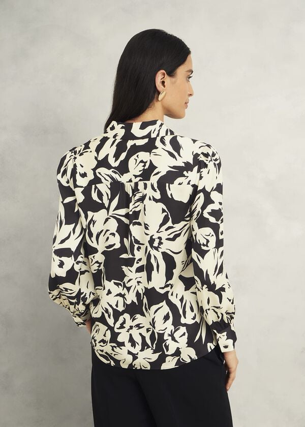 Hobbs Askham Shirt Black Cream