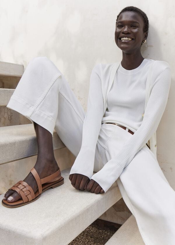 hobbs Aubrey Knitted Cardigan Hobbs Ivory