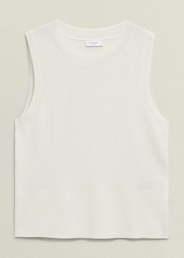 Hobbs Aubrey Knitted Top Hobbs Ivory