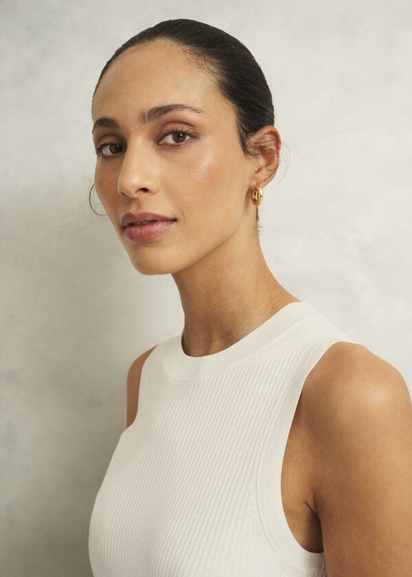 Hobbs Aubrey Knitted Top Hobbs Ivory