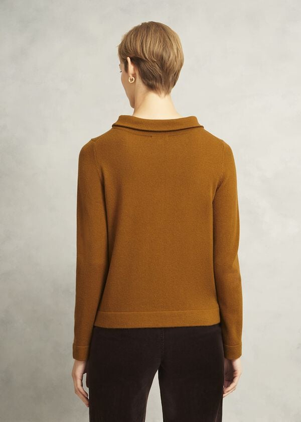 Hobbs Audrey Jumper Rust Orange