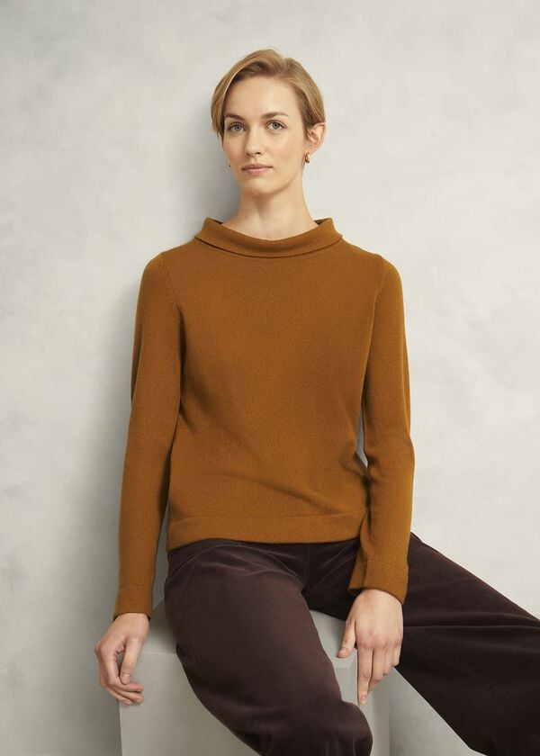 hobbs Audrey Jumper Rust Orange