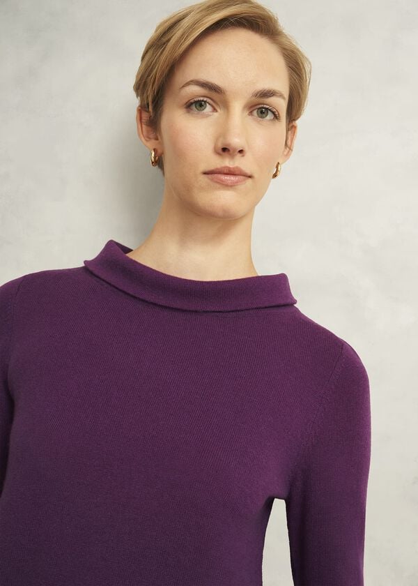 Hobbs Audrey Jumper Vibrant Purple