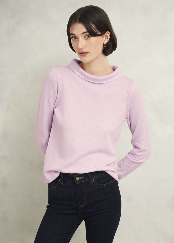 hobbs Audrey Wool Cashmere Jumper Candy Marl