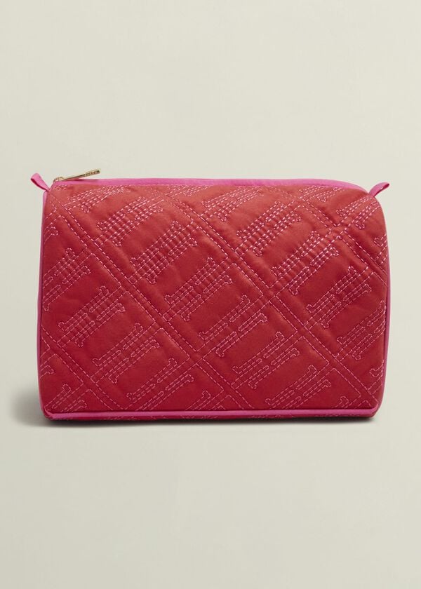 Hobbs Aurelia Wash Bag Cranberry Red