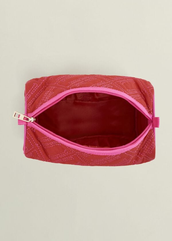 Hobbs Aurelia Wash Bag Cranberry Red