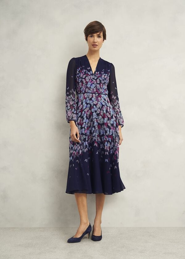 hobbs Aurora Dress Midnight Multi