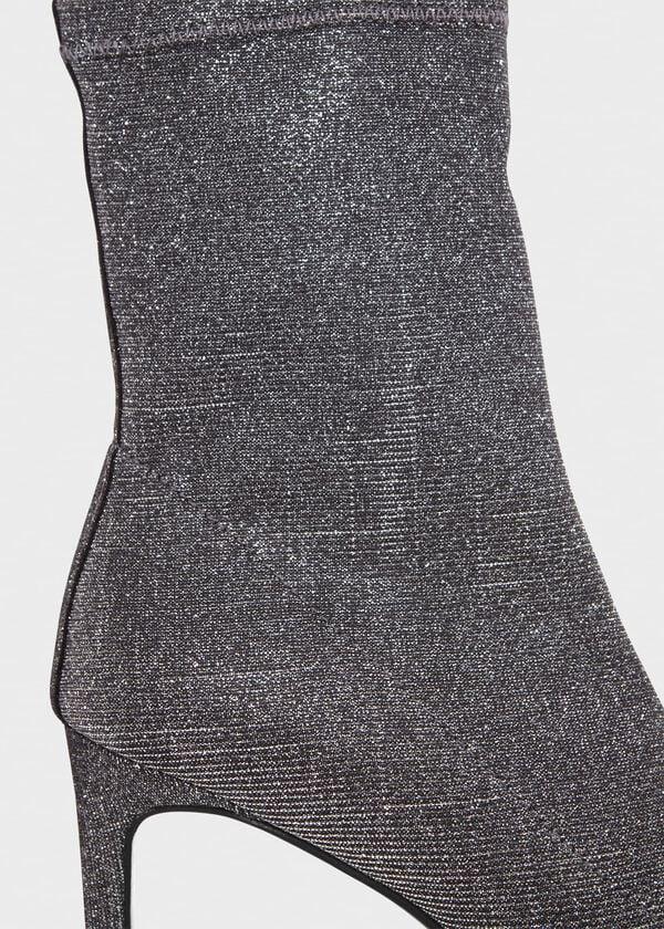 Hobbs Bayley Stretch Sparkle Boots Silver