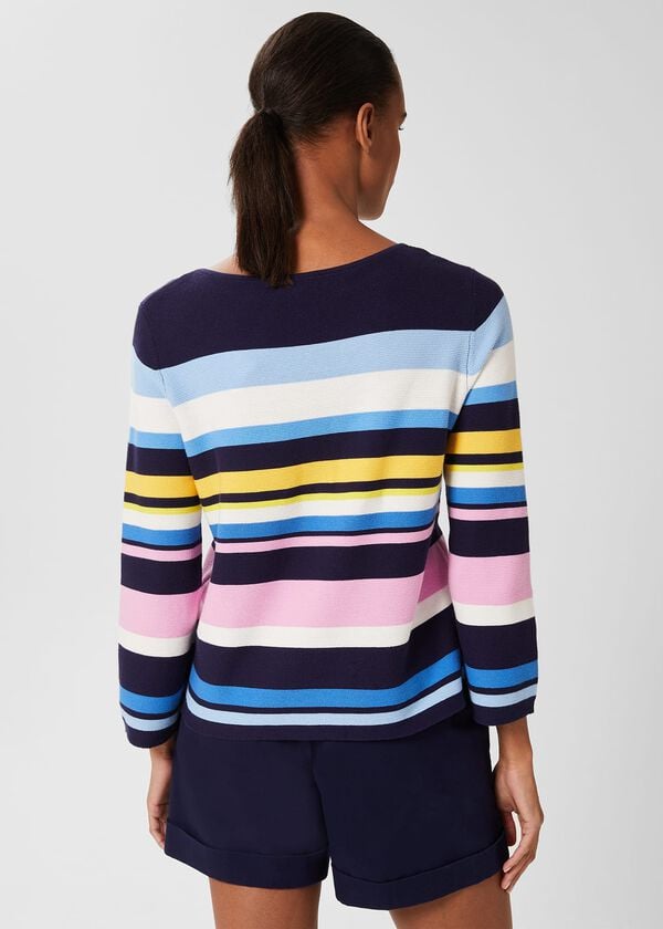 Hobbs Beatrice Jumper Navy Multi