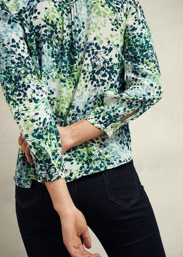 Hobbs Beatrix Blouse Ivory Multi