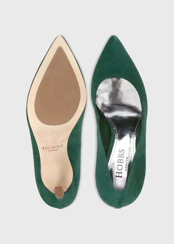 Hobbs Beaufort Court Shoes Forest Green