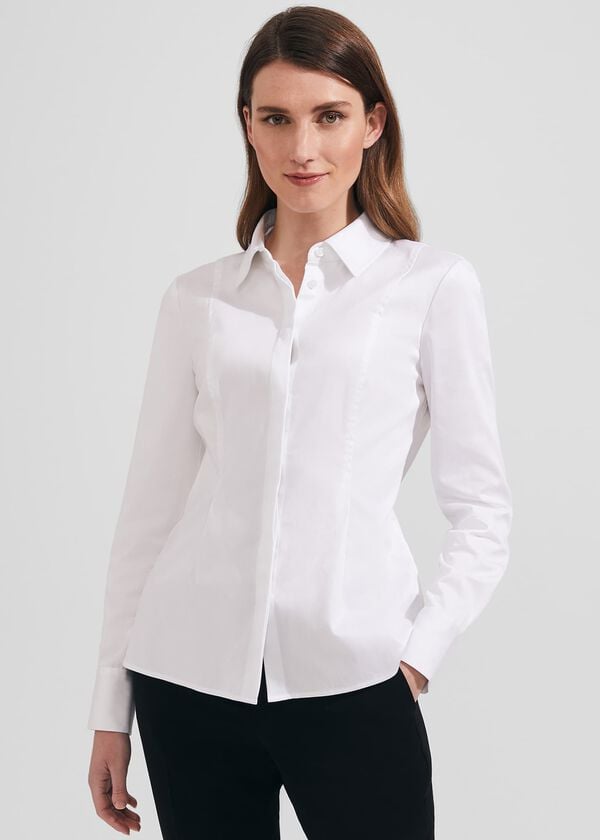 hobbs Becca Shirt White