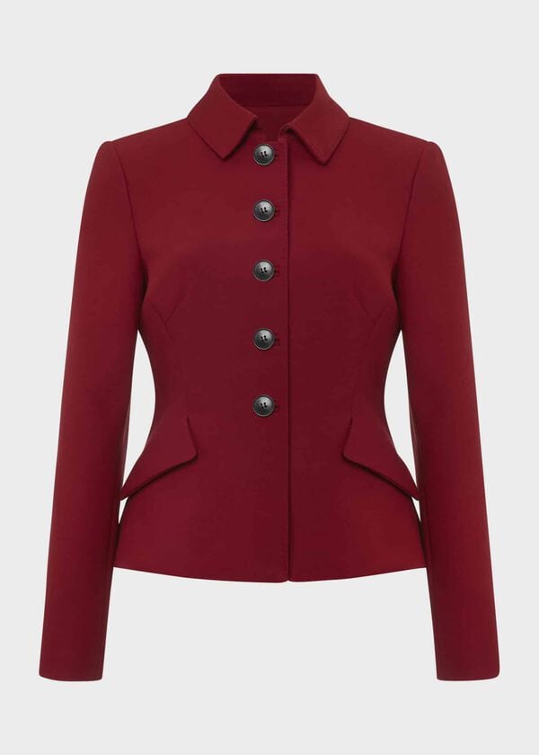 Hobbs Becky Jacket Rhubarb Red