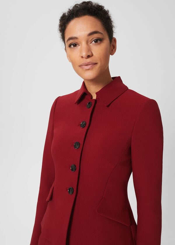 Hobbs Becky Jacket Rhubarb Red