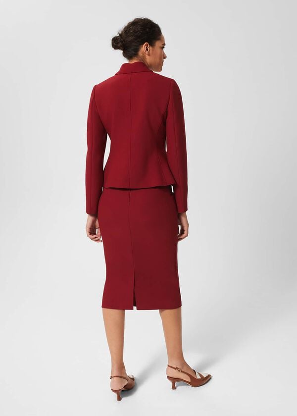 Hobbs Becky Skirt Rhubarb Red