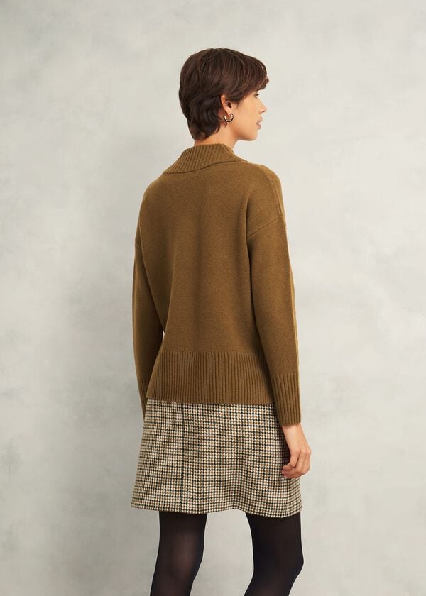 Hobbs Becky Wool Blend Jumper Toffee