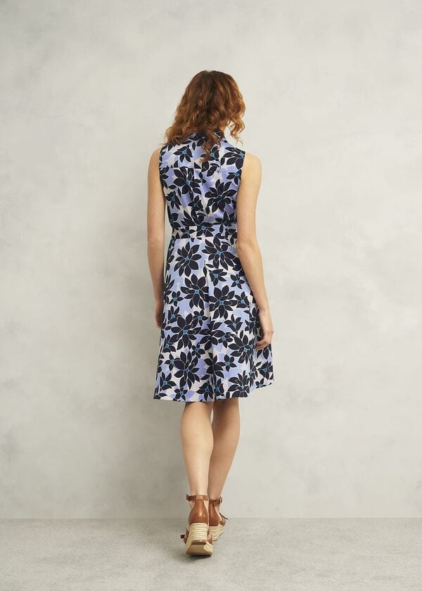 Hobbs Beki Cotton Dress Multi