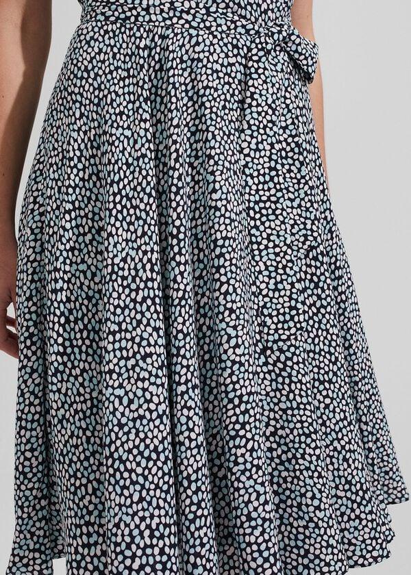 Hobbs Belinda Dress Navy Multi