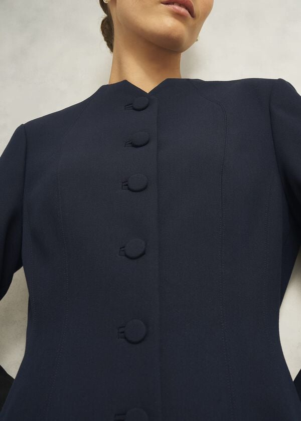 Hobbs Berkely Dress Navy