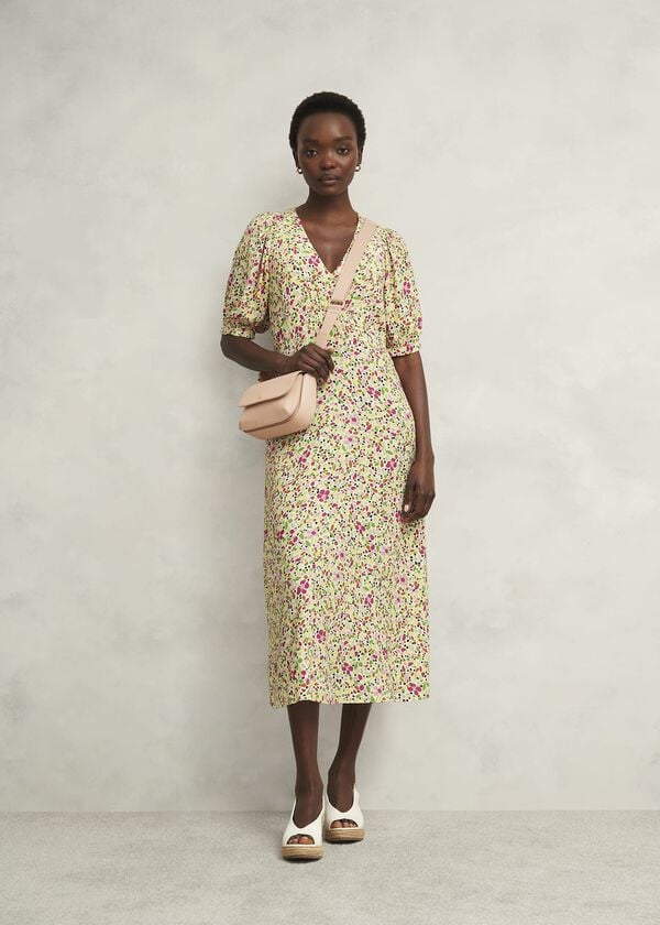 Hobbs Berwick Leather Crossbody Bag Blush Pink