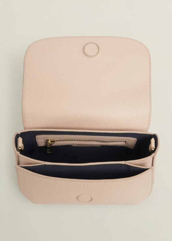 Hobbs Berwick Leather Crossbody Bag Blush Pink