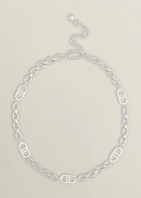 hobbs Bette Chain Silver Plated Necklace Silver