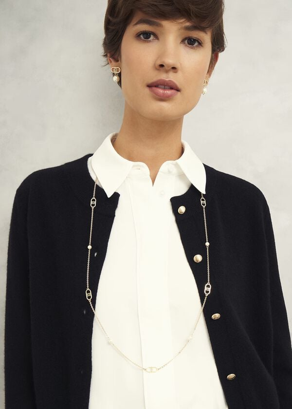 Hobbs Bette Long Necklace Gold