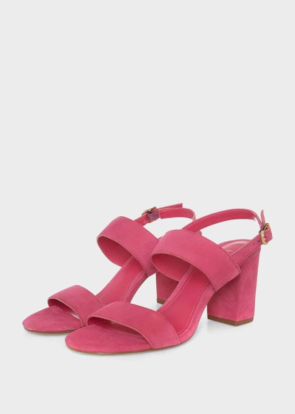 Hobbs Blake Heeled Sandal Bright Pink