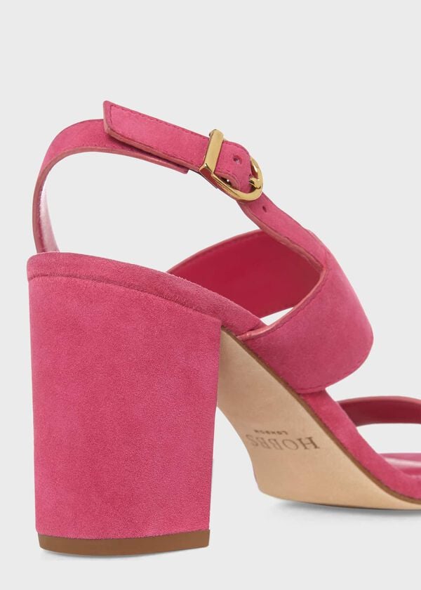 Hobbs Blake Heeled Sandal Bright Pink