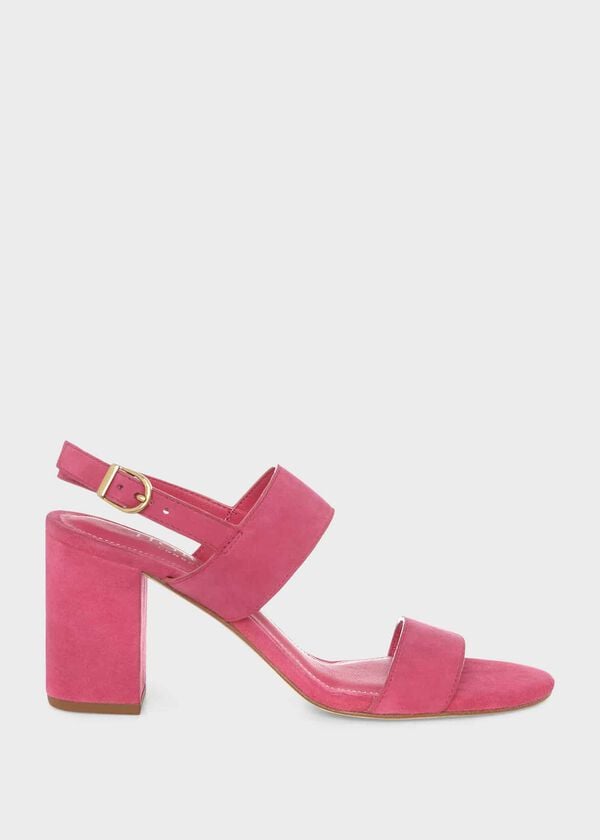 hobbs Blake Heeled Sandal Bright Pink