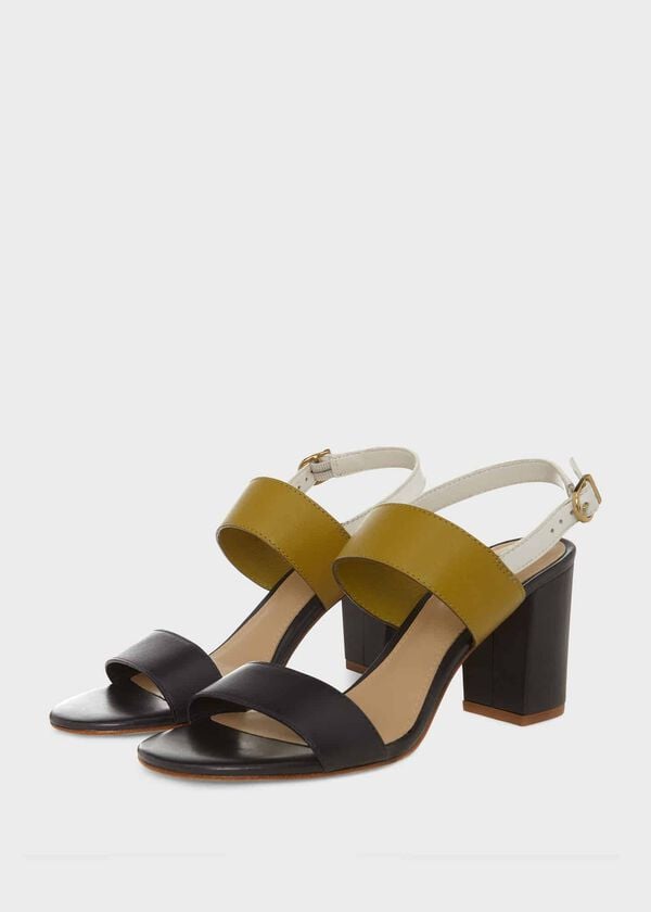 Hobbs Blake Heeled Sandal Navy