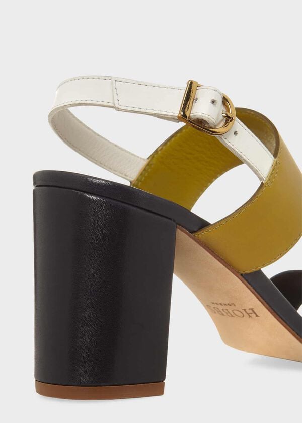 Hobbs Blake Heeled Sandal Navy