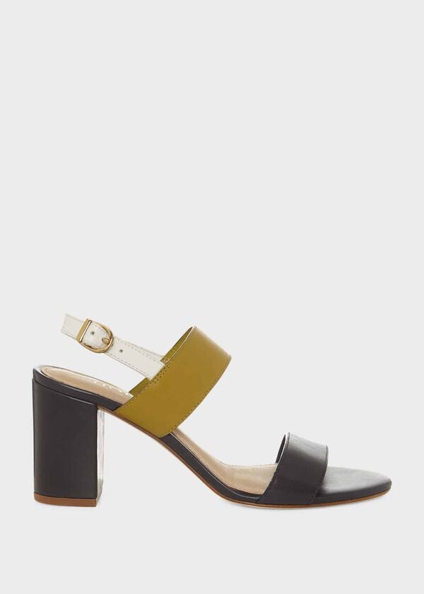 hobbs Blake Heeled Sandal Navy