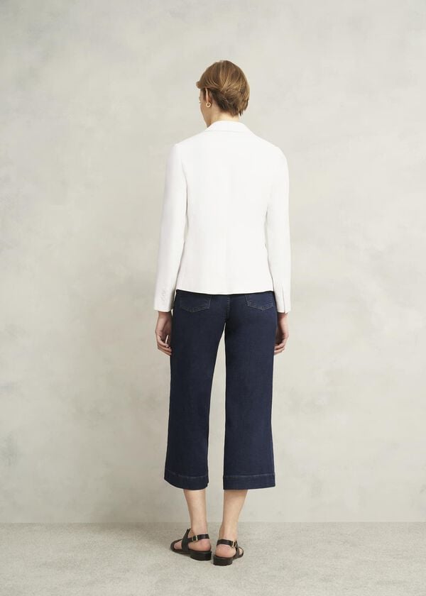 Hobbs Blake Linen Jacket Ivory