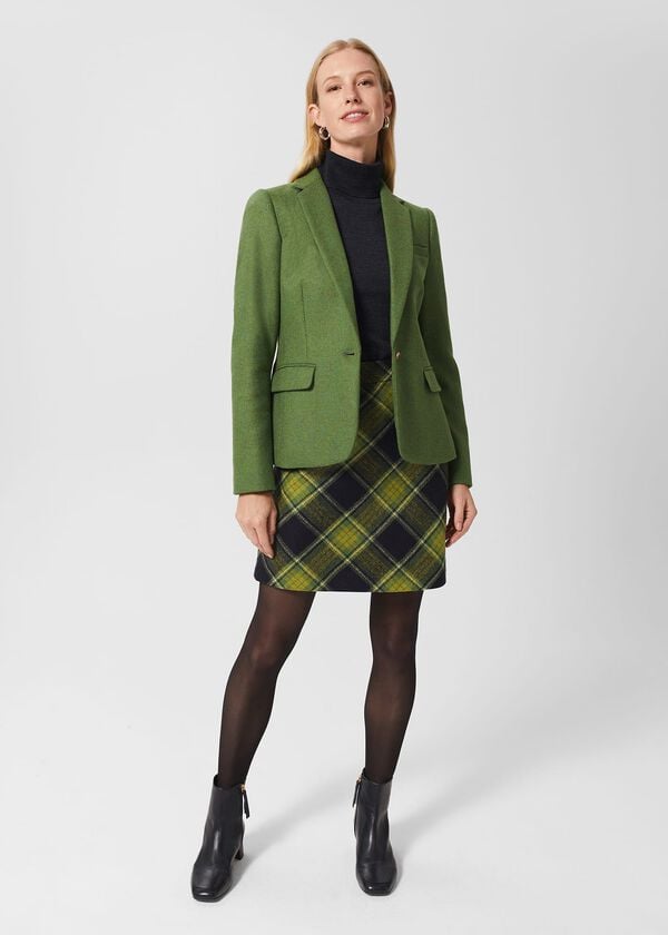 hobbs Blake Wool Jacket Pea Green
