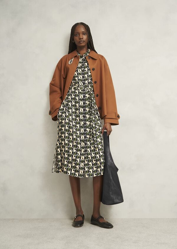 Hobbs Blakely Leather Shoulder Bag Black