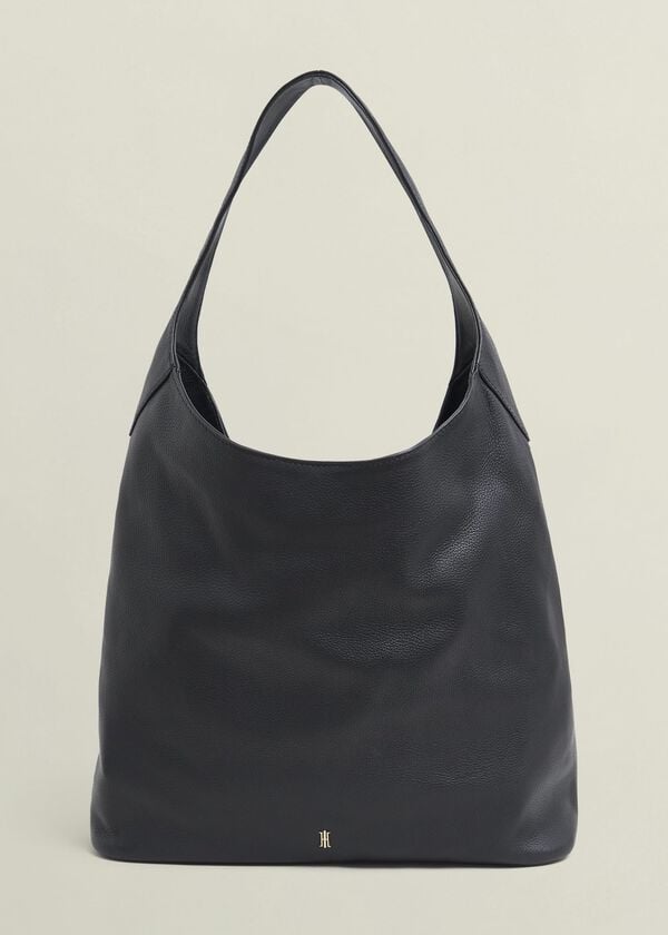 hobbs Blakely Leather Shoulder Bag Black
