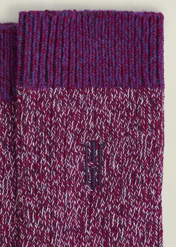 Hobbs Boot Single Socks Pink Multi
