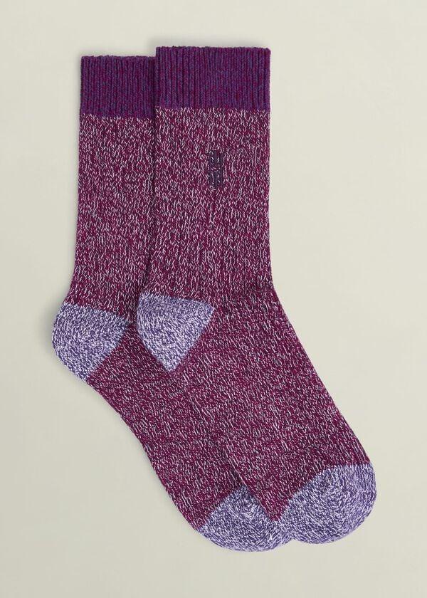 hobbs Boot Single Socks Pink Multi