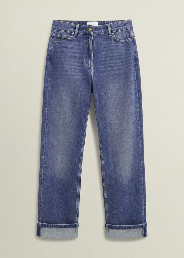 Hobbs Bowood Straight Jeans Mid Wash