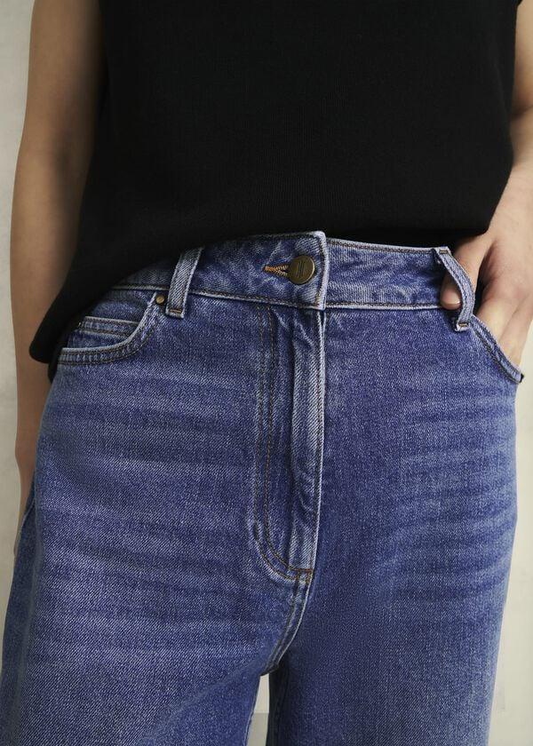 Hobbs Bowood Straight Jeans Mid Wash