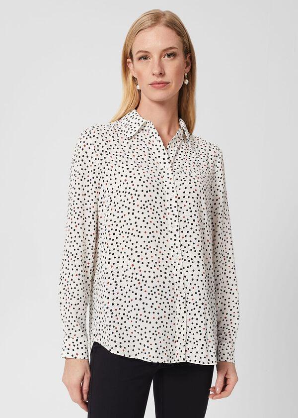 hobbs Brenna Shirt Ivory Multi