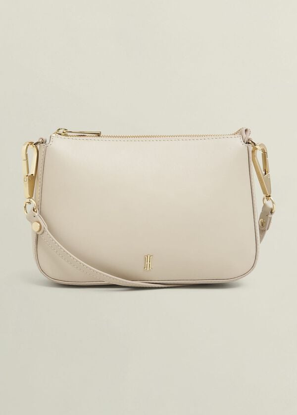 hobbs Briella Leather Bag Light Beige