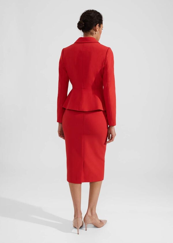 Hobbs Brielle Skirt Cherry Red