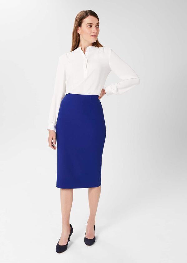 hobbs Brielle Skirt Cobalt Blue