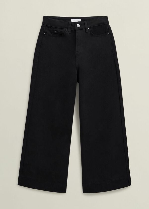 Hobbs Brinley Crop Jeans Black