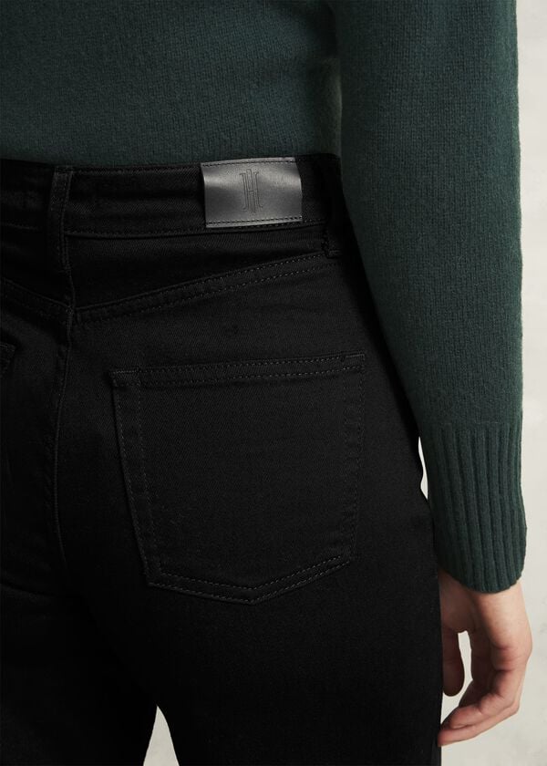 Hobbs Brinley Crop Jeans Black